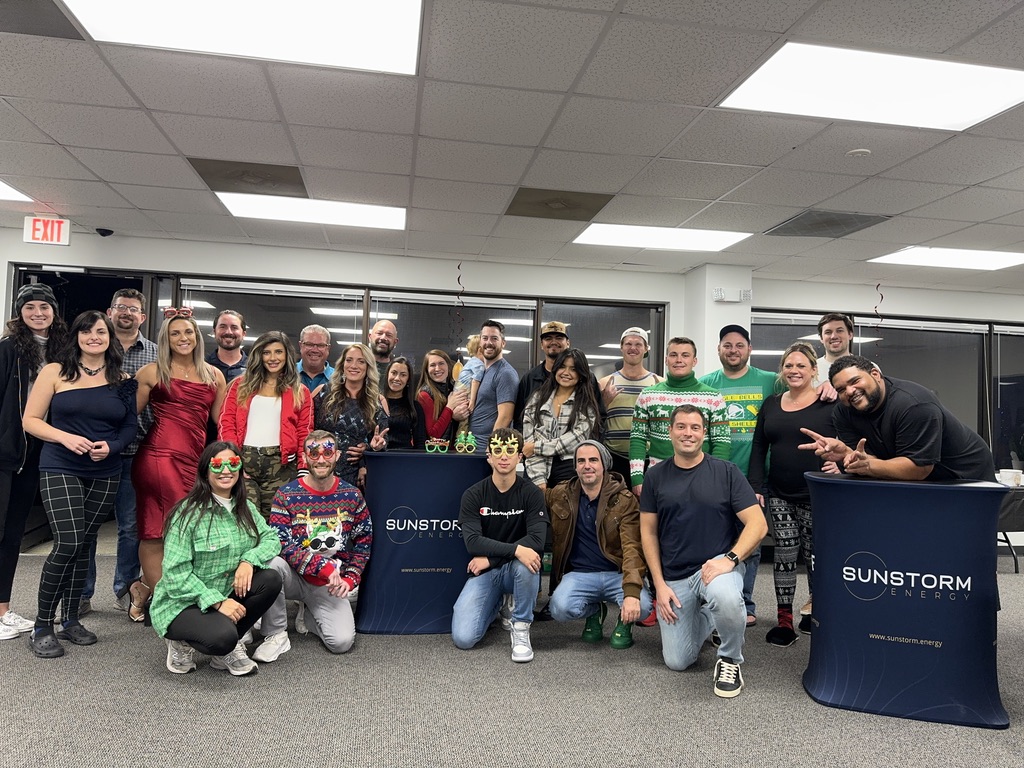 The Sunstorm team gathered at the Orlando office for a holiday celebration